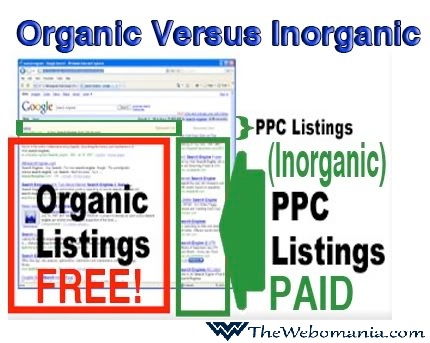 what is organic and inorganic seo